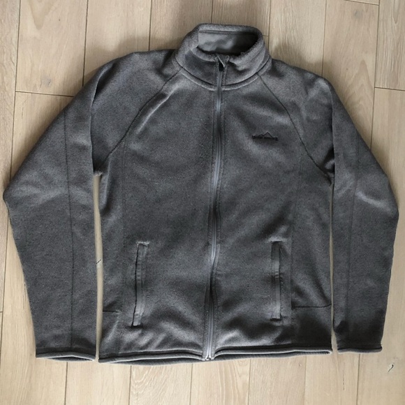 Eddie Bauer Grey Zip Up Fleece - Picture 1 of 11